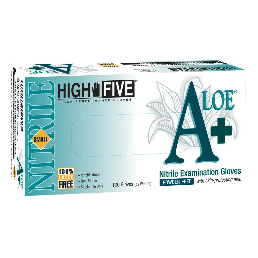 A  ALOE® Nitrile Exam Gloves