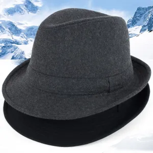 Autumn And Winter Woolen Fedora Hats