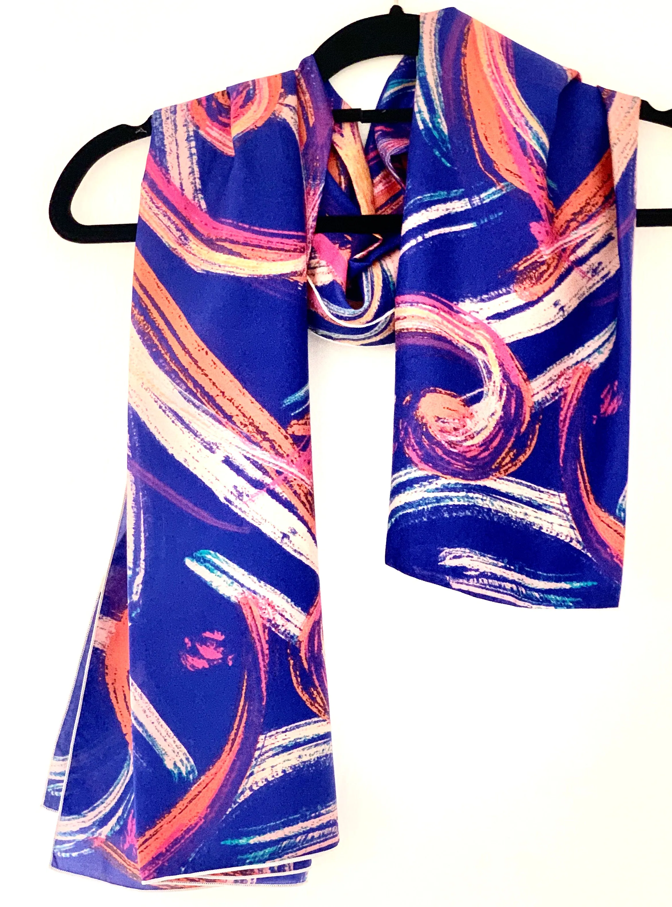 Blue Hawaii Silk Scarf