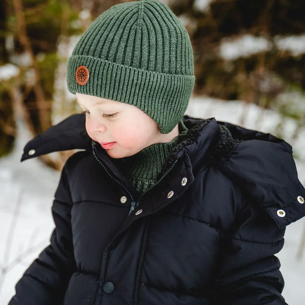 Calikids Cashmere-Feel Knit Windproof Winter Hat