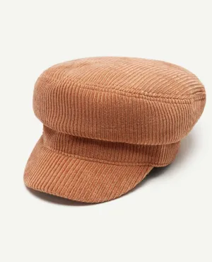 Cleo Captains Hat Rust Cord