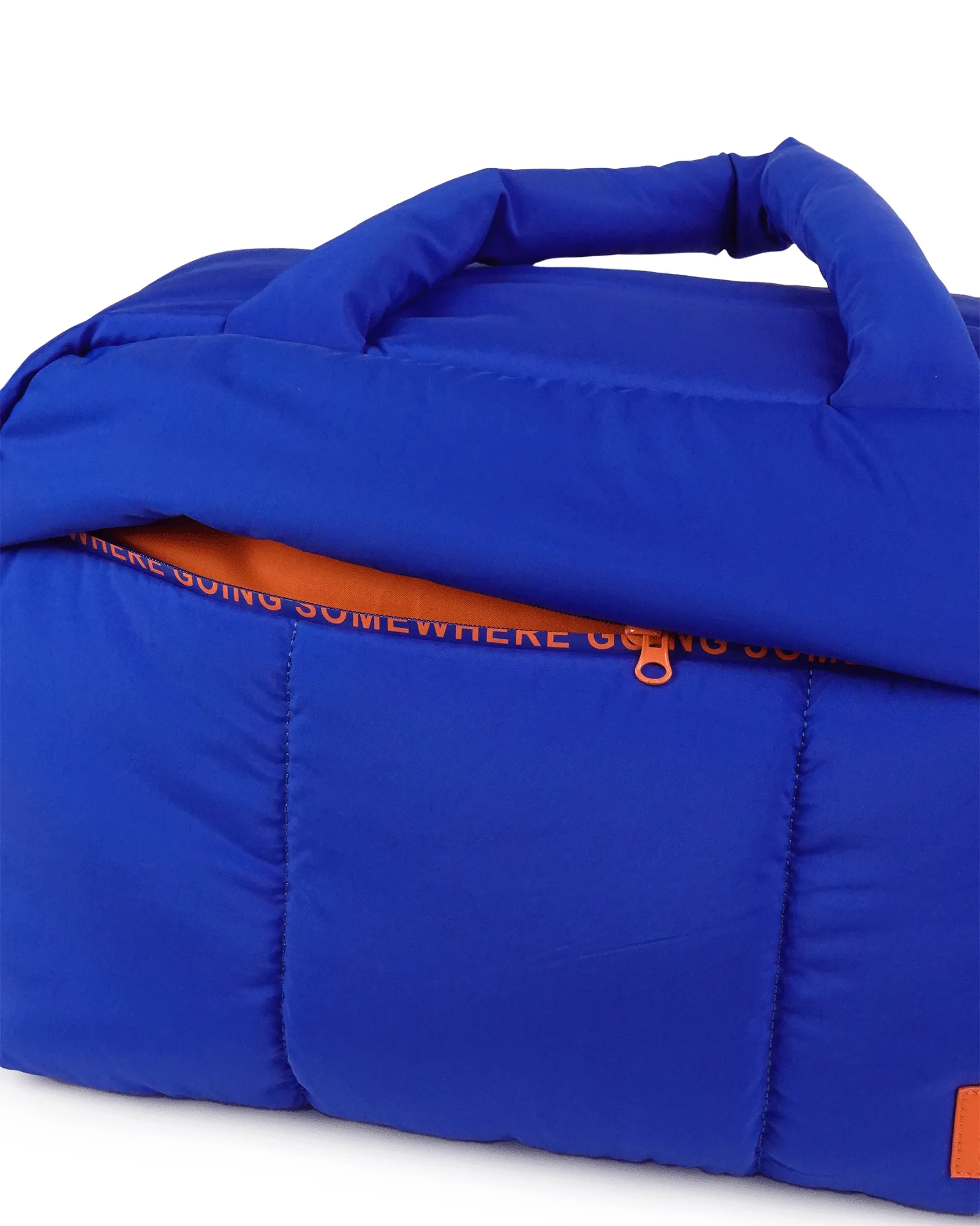 Cobalt Marshmallow Duffle Bag