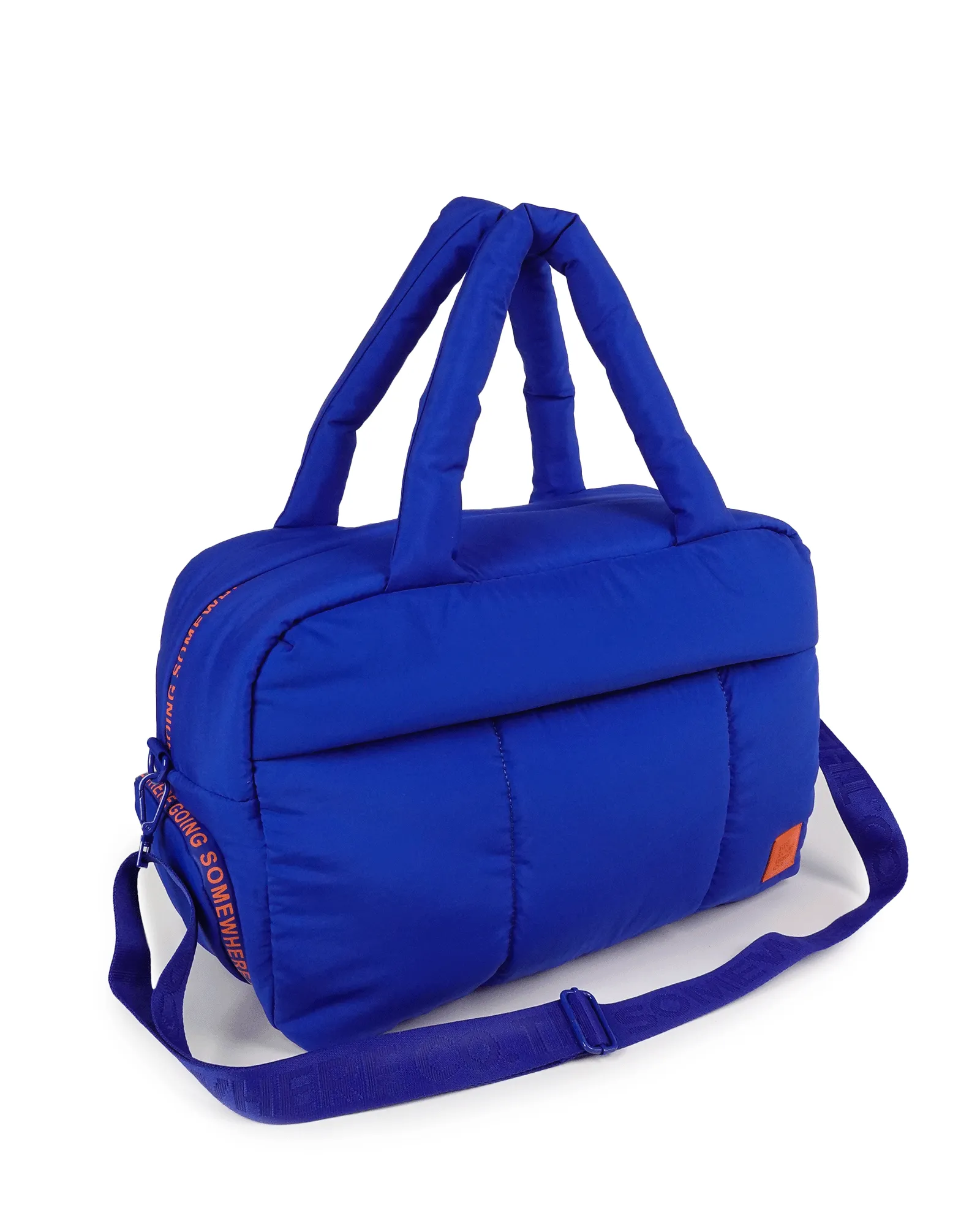 Cobalt Marshmallow Duffle Bag