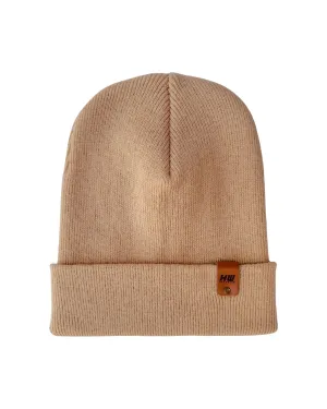 CTD111 HAAKWEAR Knit Cuffed Beanie / Hat - Dune Beige, Made in USA