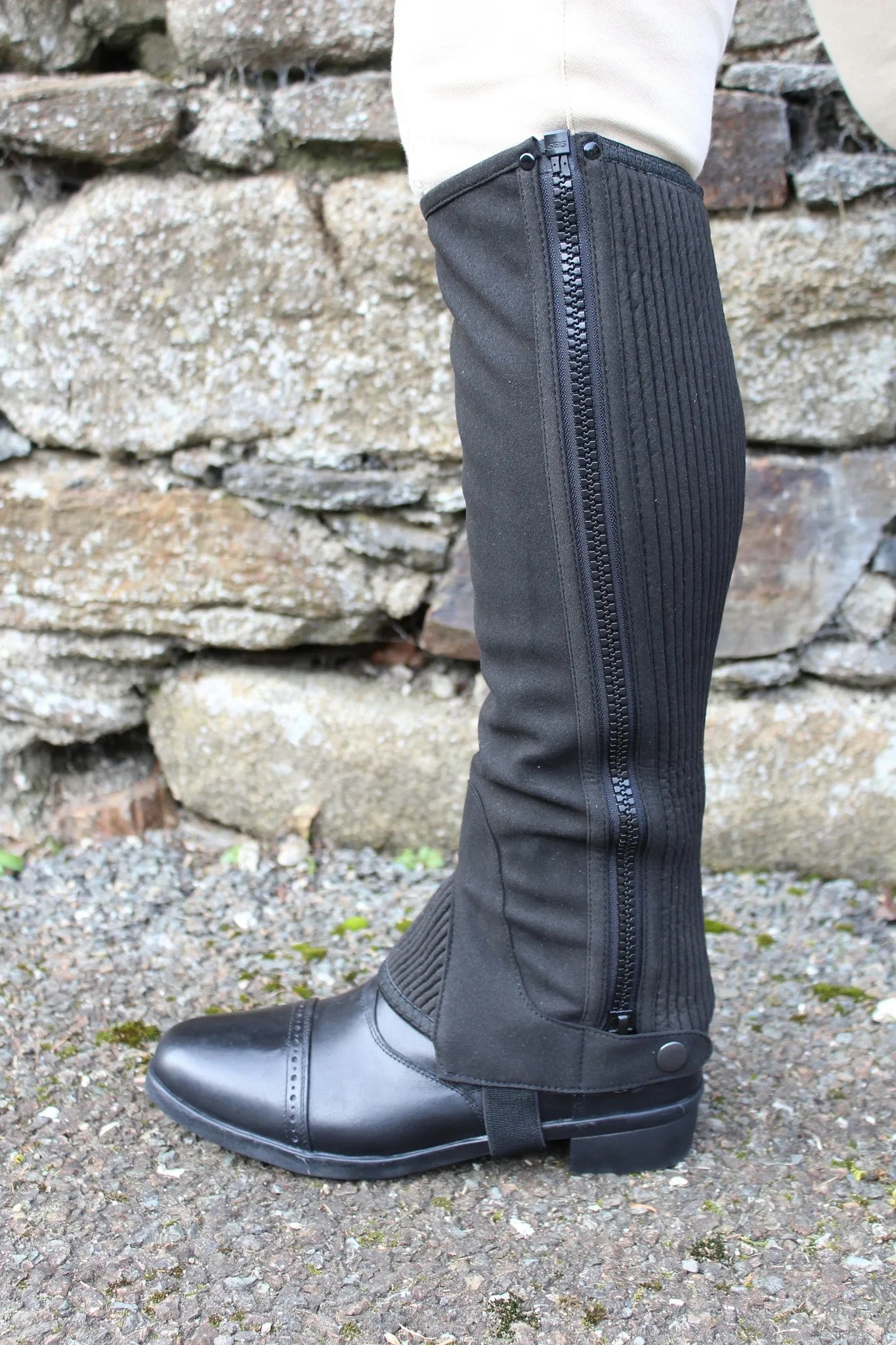 Equisential Amara Half Chaps - Black