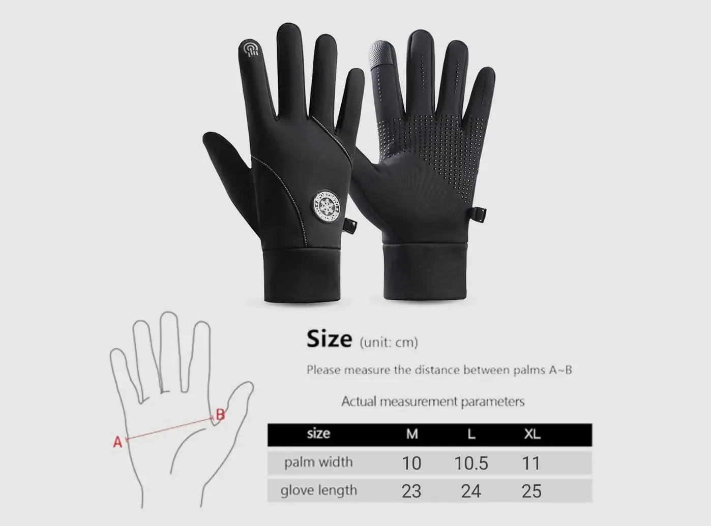 FitVille Windproof Cycling Gloves (Unisex)