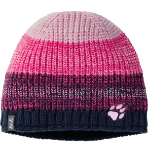 Jack Wolfskin Kids Stormlock Nighthike Beanie Hat - Brilliant Rose