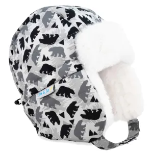 Jan & Jul Kids Toasty-Dry Trapper Hat - Bear