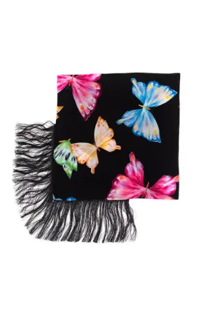 Kyoko Butterfly Fringe Scarf