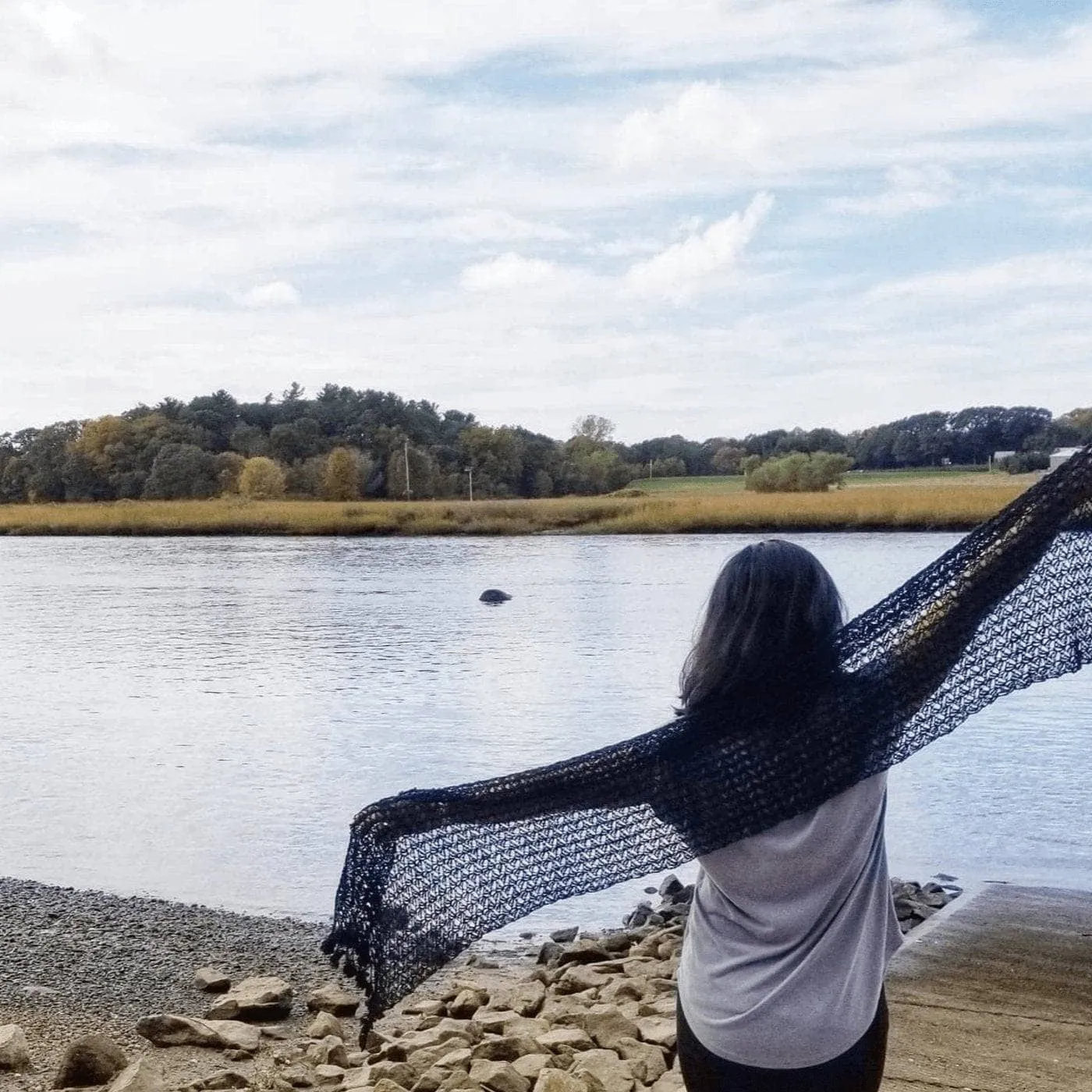 Lacy Floret Shawl Crochet Pattern