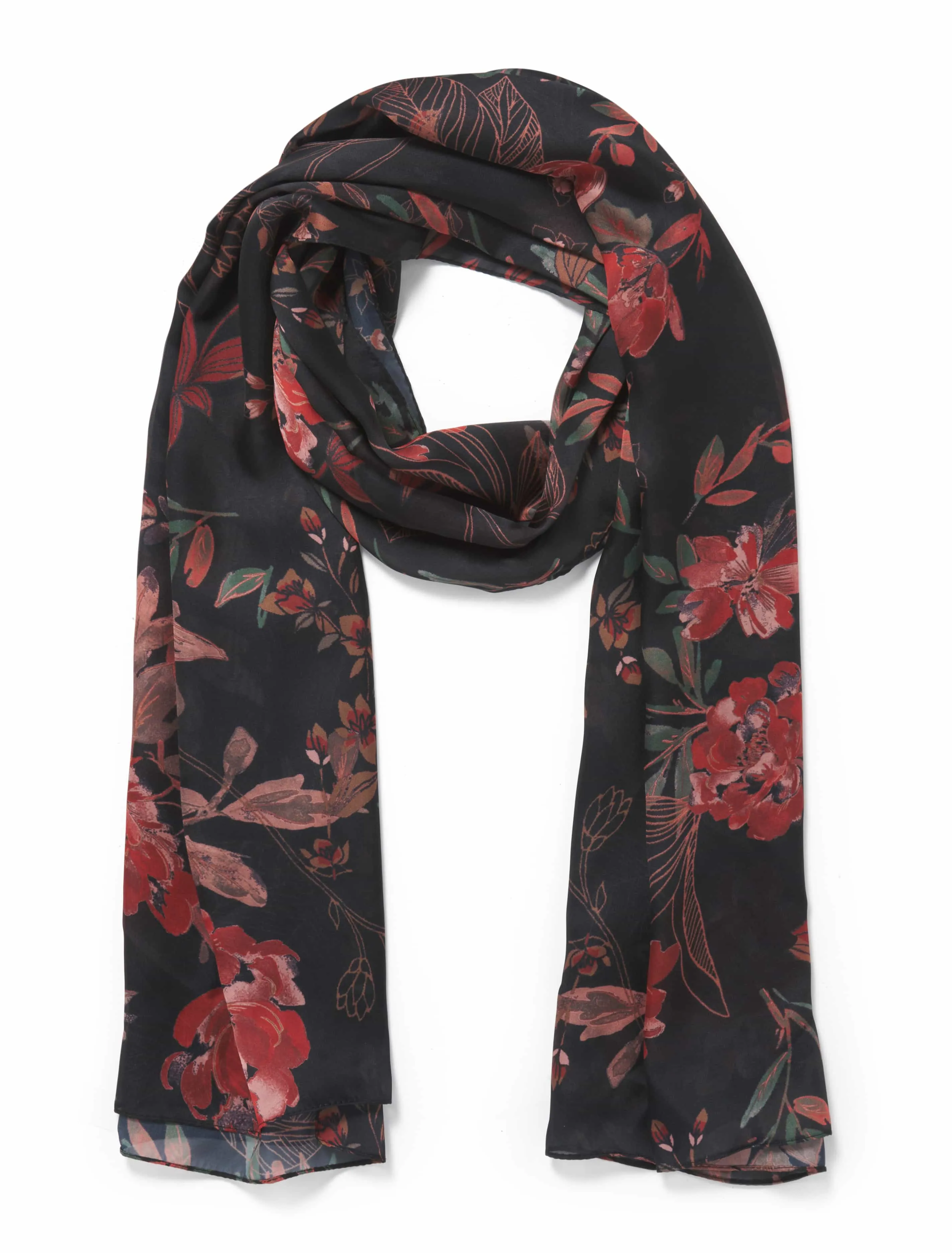 Liz Floral Print Scarf