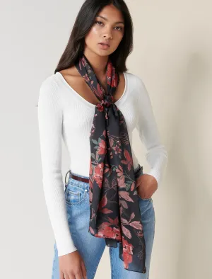 Liz Floral Print Scarf