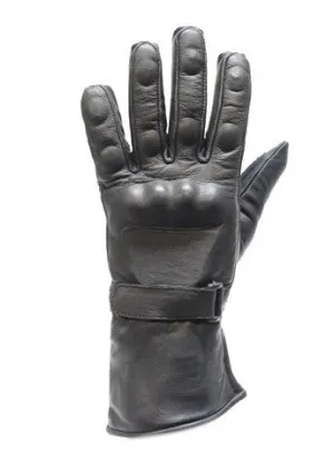 MEN'S BUTTER SOFT LONG GUANTLET W/GEL PALM & HARD KNUCKLE PROTECTION VERY SOFT