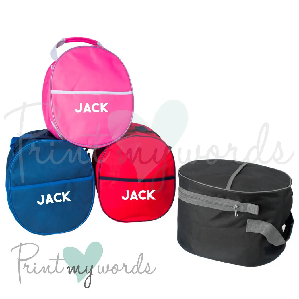 Personalised Equestrian Hat Bag - Bold Design