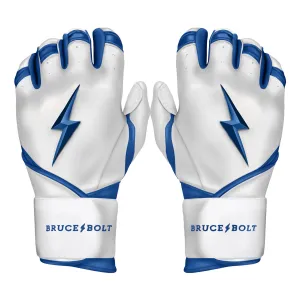 PREMIUM PRO CHROME Series Long Cuff Batting Gloves | ROYAL