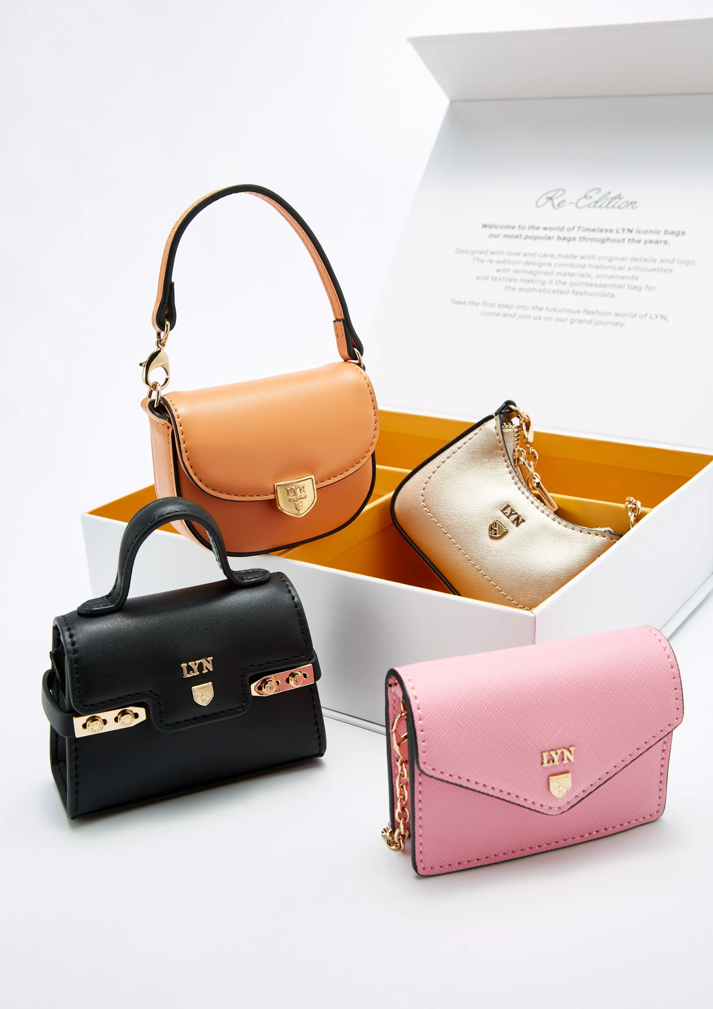 Re-Edition Mini Bag Set Multi Color