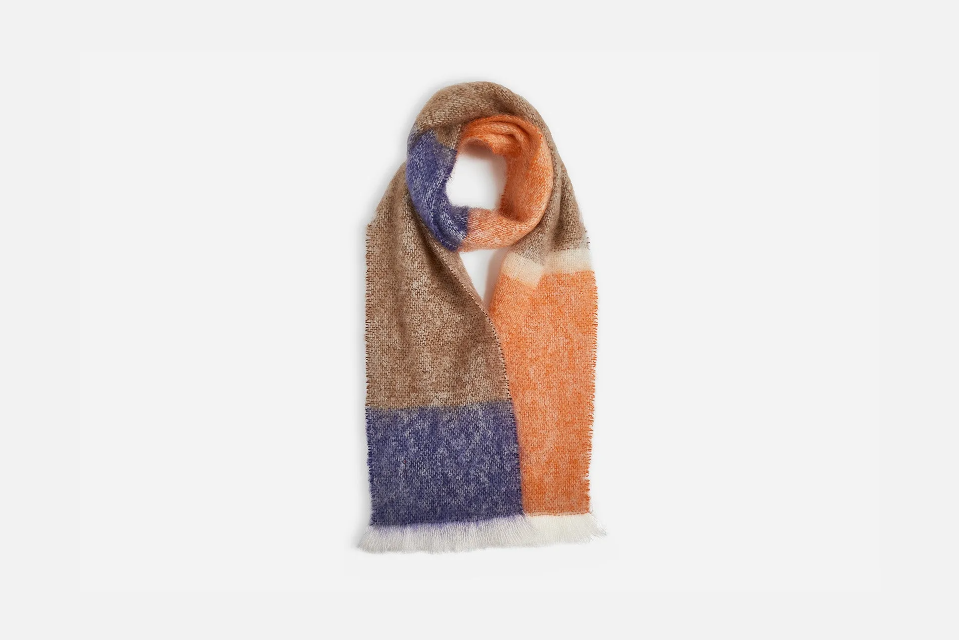 Tangerine Silare Mohair XScarf