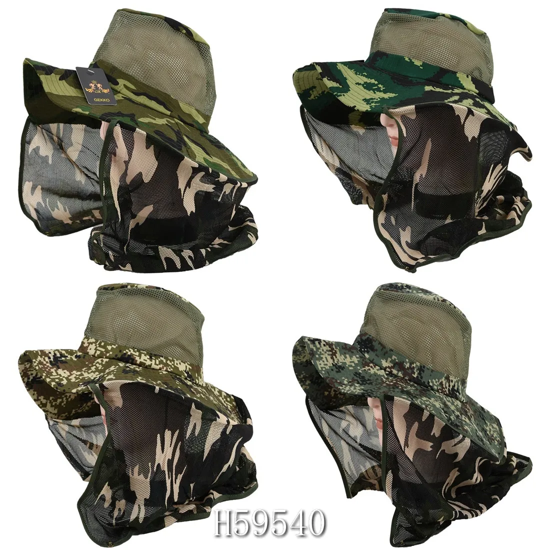 Wholesale Summer Sun Windproof Fishing Cap Hats H59540